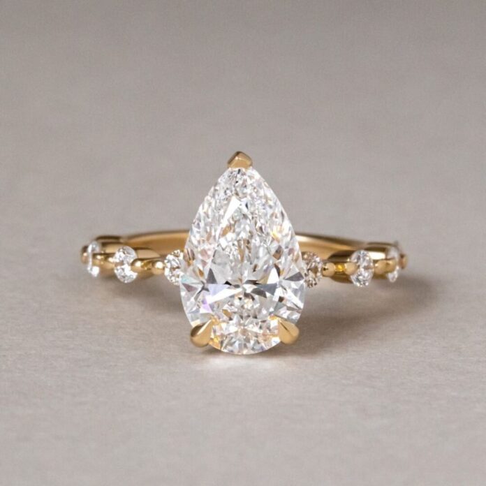 9 Carat Diamond On Finger